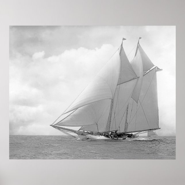 Schooner Yacht America Poster (Vorne)