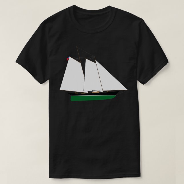 Schooner Yacht America T-Shirt (Design vorne)