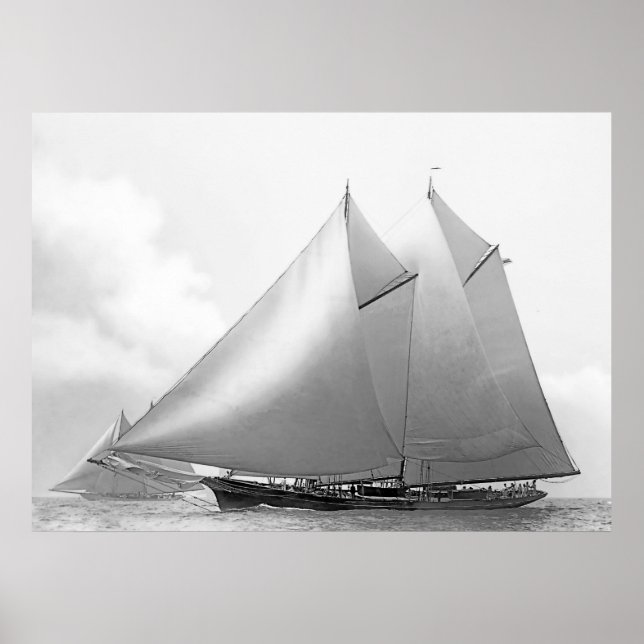 Schooner Yacht "Ramona" Poster (Vorne)