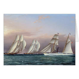 Schooners Dreadnought und Columbia 1870