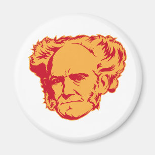 Schopenhauer Porträt-Magnet Magnet
