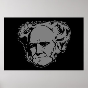 Schopenhauer Porträt Poster