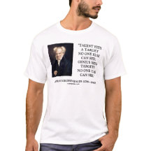 Schopenhauer Talent-Genie schlägt Ziele, die