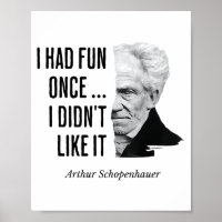 Schopenhauer-Zitat Lustige Philosophen-Erklärung