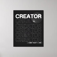 Schöpfer-Affirmation-Typografie