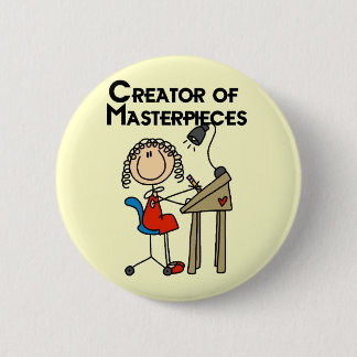 Schöpfer der Meisterwerk-T-Shirts und der Button