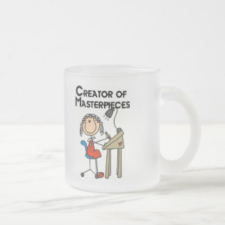 Schöpfer der Meisterwerk-T-Shirts und der Mattglastasse