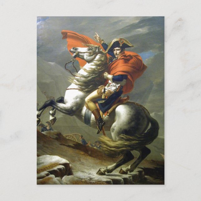 Schöpfer:Jacques-Louis David Napoleon ?Rudolf Postkarte (Vorderseite)