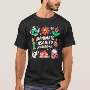 Schöpfer Tinte unbelebt Wahnsinn Schwarz-Weiß T-Shirt