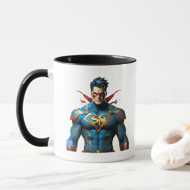 "Schöpfer ultimativer Stärke" Tasse (Mit Donut)