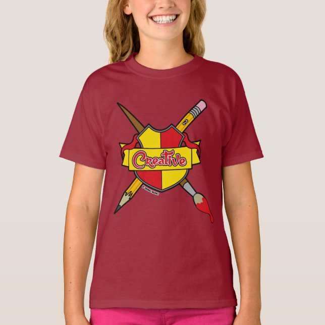 Schöpferischer Wappen-T - Shirt (Vorderseite)