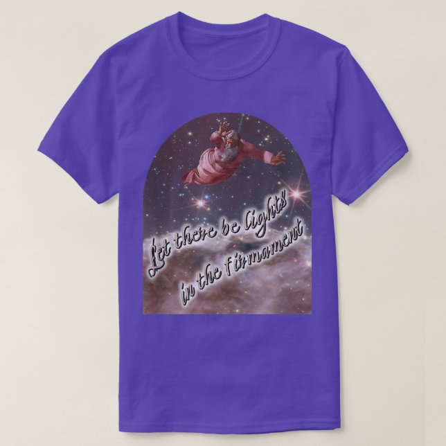 Schöpfung und Wissenschaft Gott der Schöpfer und C T-Shirt (Design vorne)