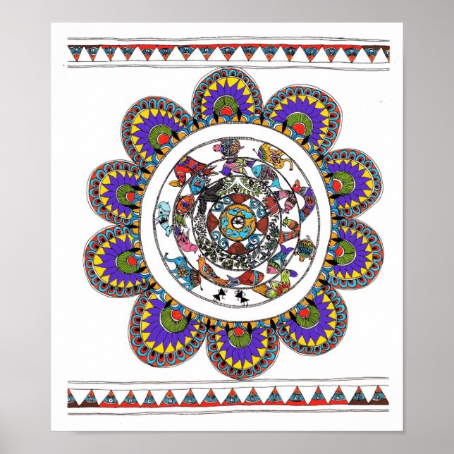 Schöpfungsgeschichte Poster (Vorne)