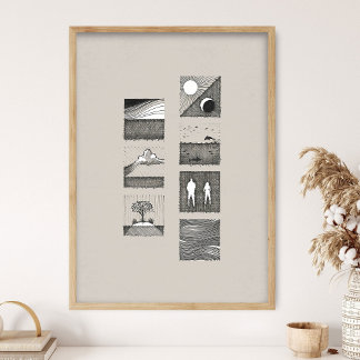 Schöpfungskunst, Tage der Schöpfung, Am Anfang, Poster