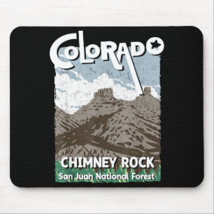 Schornstein Fels colorado san juan Rocky Mountains Mousepad