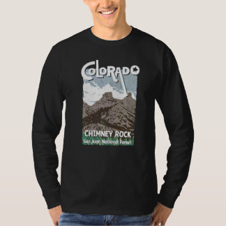 Schornstein Fels Colorado San Juan Rocky Mountains T-Shirt