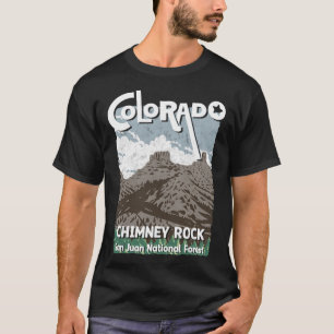 Schornstein Fels Colorado San Juan Rocky Mountains T-Shirt