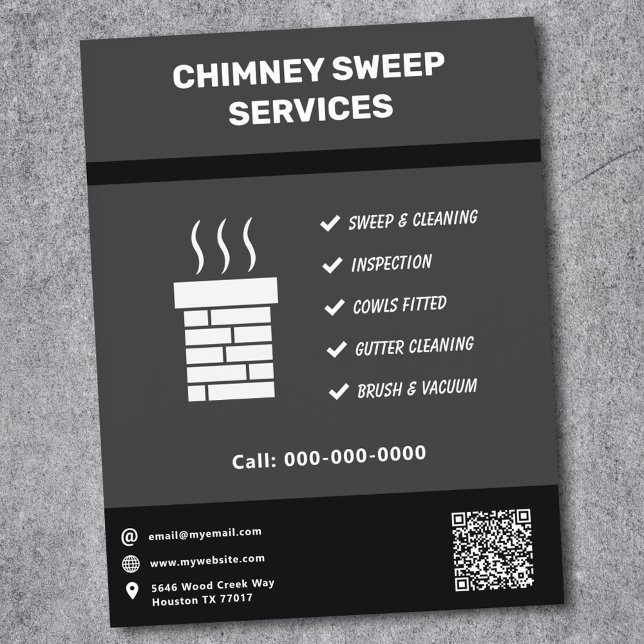 Schornsteinfeger-Service-Flyer Flyer (Chimney Sweep Service Flyer)