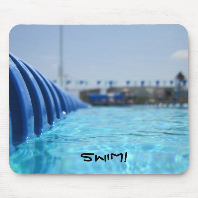 Schoss-Schwimmen Mousepad (Vorne)
