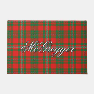 Schotte Vista Clan Gregor MacGregor Tartan Kariert Fußmatte