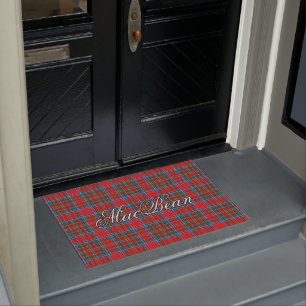 Schotte-Vista-Clan MacBean MacBain Tartan kariert Fußmatte