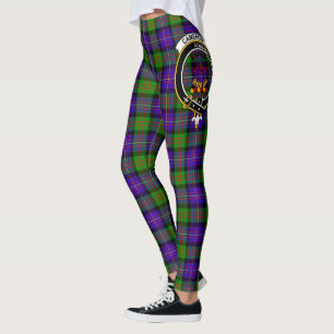 Schotten Clan Cameron Wappen Tartan Frauen Legging Leggings