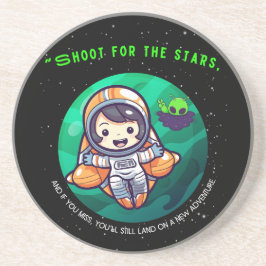 SCHOTTEN FÜR DIE BEGINN, ASTRONAUT GETRÄNKEUNTERSETZER