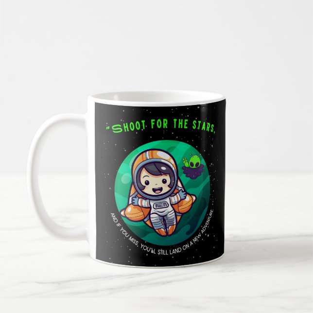 SCHOTTEN FÜR DIE BEGINN, ASTRONAUT KAFFEETASSE (Links)