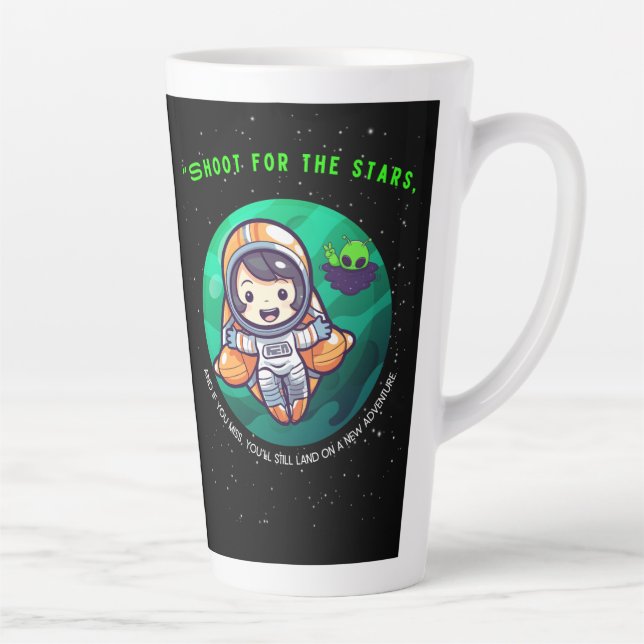 SCHOTTEN FÜR DIE BEGINN, ASTRONAUT MILCHTASSE (Rechts)