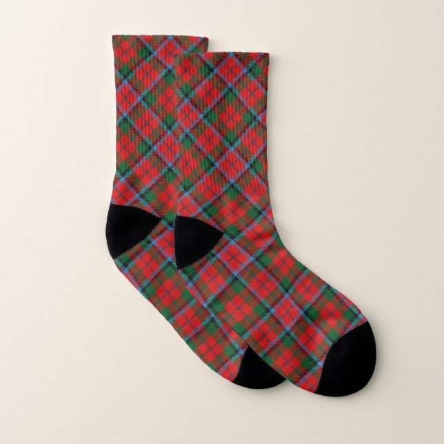 Schotten Style Clan MacNaughton Tartan Kariert Socken (Paar)