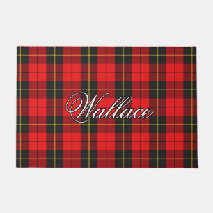 Schotten Vista Clan Wallace Tartan Kariert Fußmatte