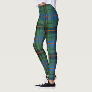Schottenclan Davidson altes Tartan Frauen Leggings