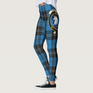 Schottenclan Ramsay Blau Alt Wappen Karo Leggings