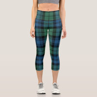 Schottenmuster Clan Campbell Grün Blau Tartan