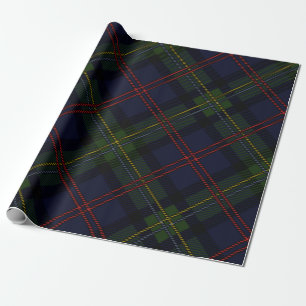 Schottenmuster Clan Malcolm Tartan Geschenkpapier
