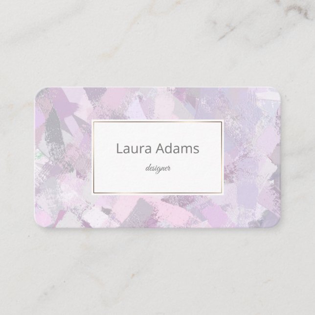 Schotter streicht Beschaffenheit Visitenkarte (Vorderseite)