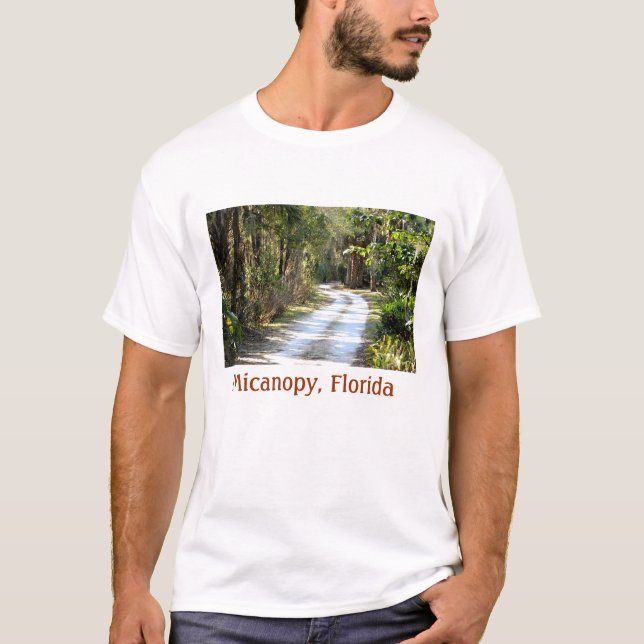 Schotterweg in Micanopy, Florida T-Shirt (Vorderseite)