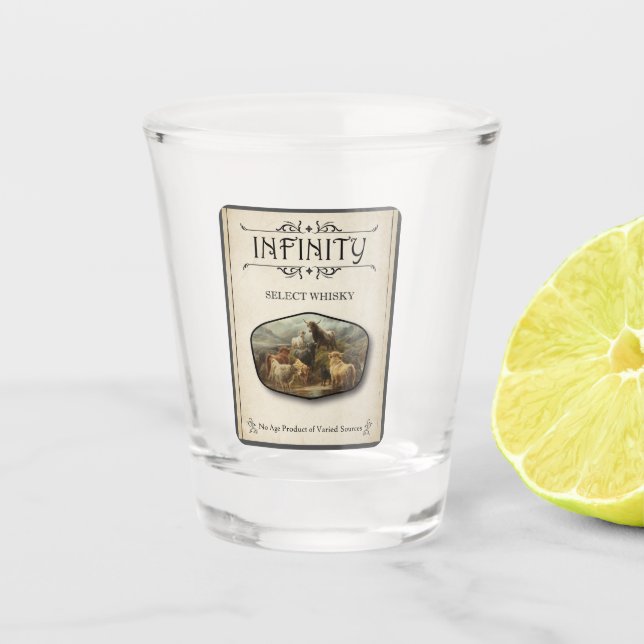 SCHOTTGLAS-INFINITÄT SCHNAPSGLAS (Vorderseite)