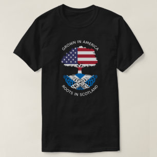 Schottisch-amerikanische Wurzeln in Schottland - K T-Shirt