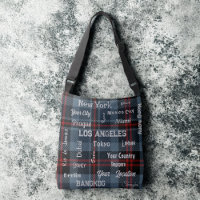 schottisch blauer Tartan kariert & Megastädte