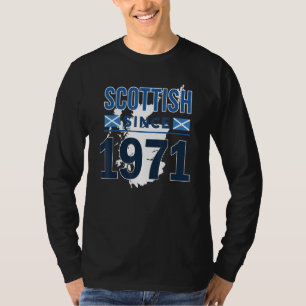 Schottisch Seit 1971 Rampant Lion Scotland Family T-Shirt