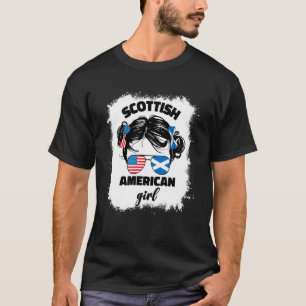 Schottisch und amerikanisch Amerika Schottland USA T-Shirt