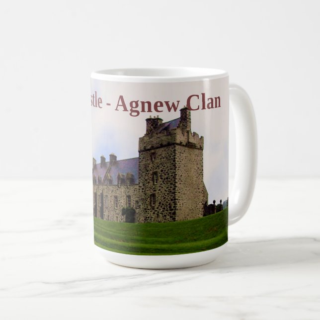 Schottische Agnew Clan's Lochnaw Castle Tasse (VorderseiteRechts)