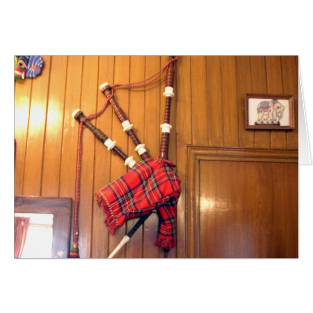 Schottische Bagpipe: Melodie der Highland-Traditio (Vorderseite (Horizontal))