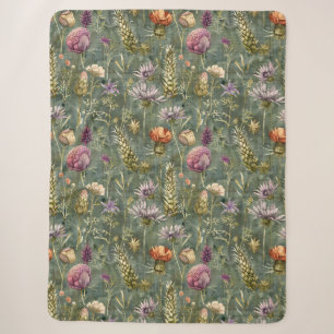 Schottische Blume Sherpadecke