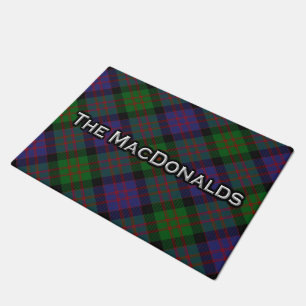 Schottische Clan MacDonald Tartan-Fußmatte Fußmatte