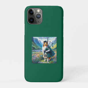 Schottische Collie-Serenade – Dudelsack und Tartan Case-Mate iPhone Hülle