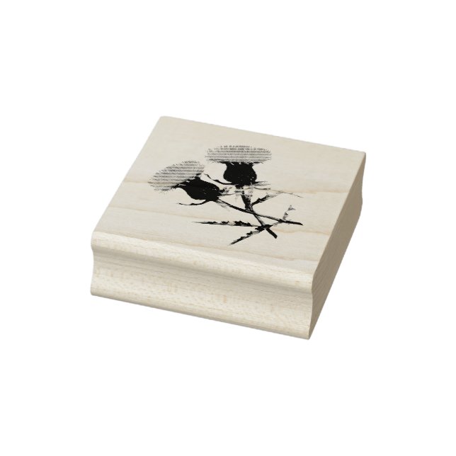Schottische Diele, Blume Schottland Gummistempel (Stempel)