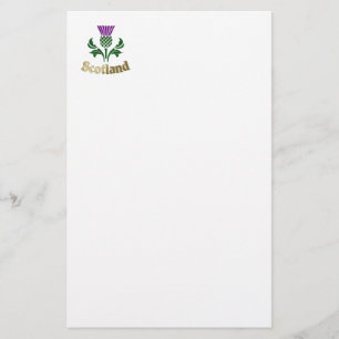 Schottische Emblem-Thistle Briefpapier