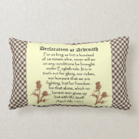 Schottische Erklärung des Arbroath Tartan-Kissens